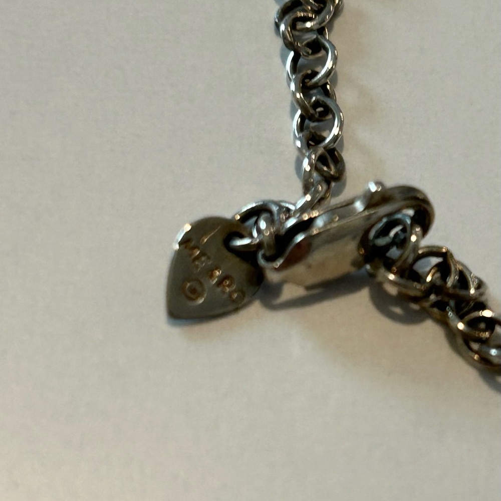 Me & Ro Sterling Silver 3 Disc Chain Necklace - Picture 3 of 4